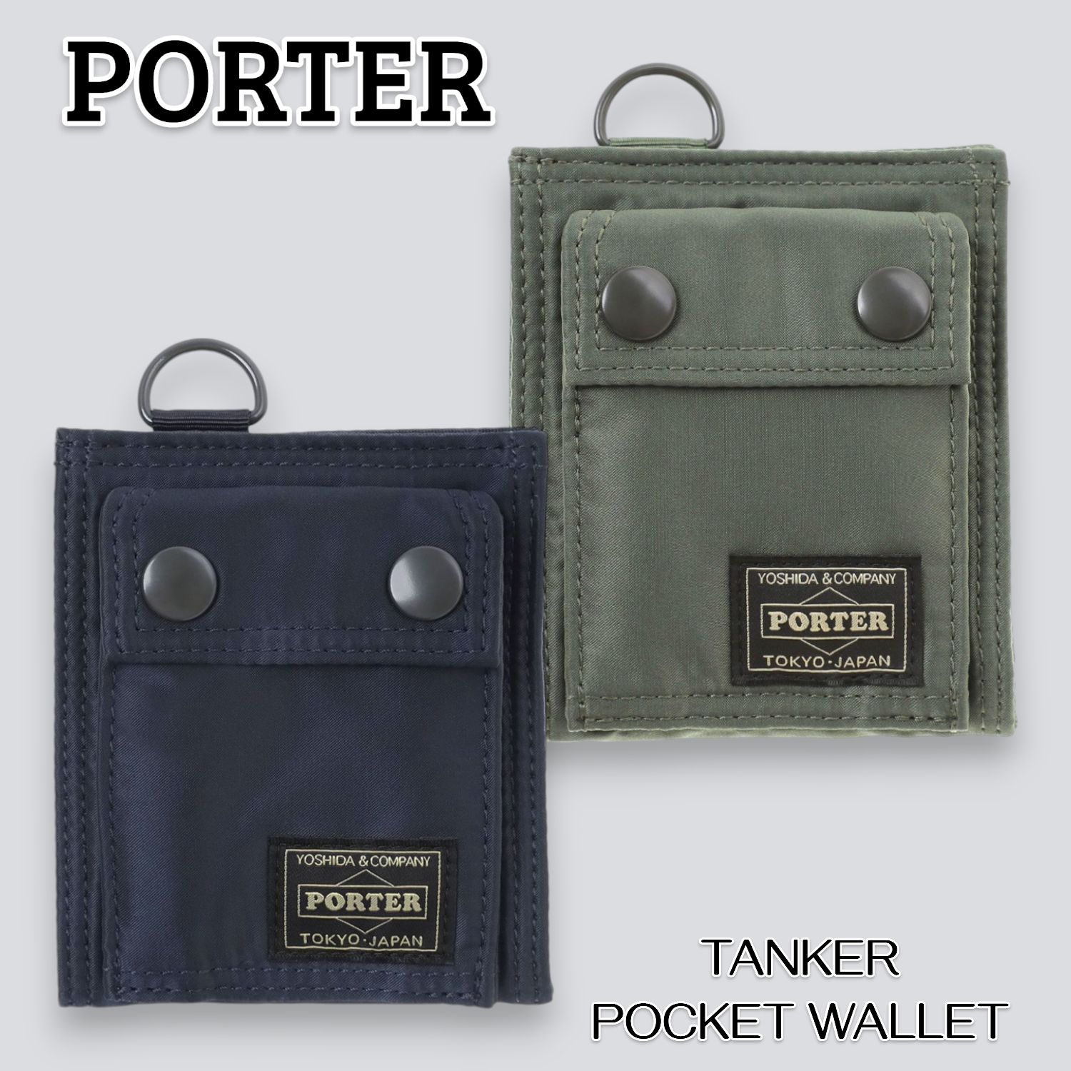 PORTER YOSHIDA TANKER POCKET WALLET 622-27848 Wallet Made in PORTER YOSHIDA TANKER POCKET WALLET 622-27848 Wallet Made in