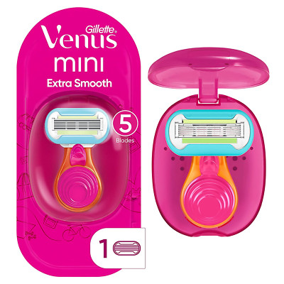 Gillette Venus Extra Smooth on the Go Razor for Women, Handle + 1 Blade Refill 