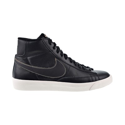 Мужские кроссовки Nike Blazer Mid Black/Sail-Metallic Gold-Vachetta Tan (CU6679 001)