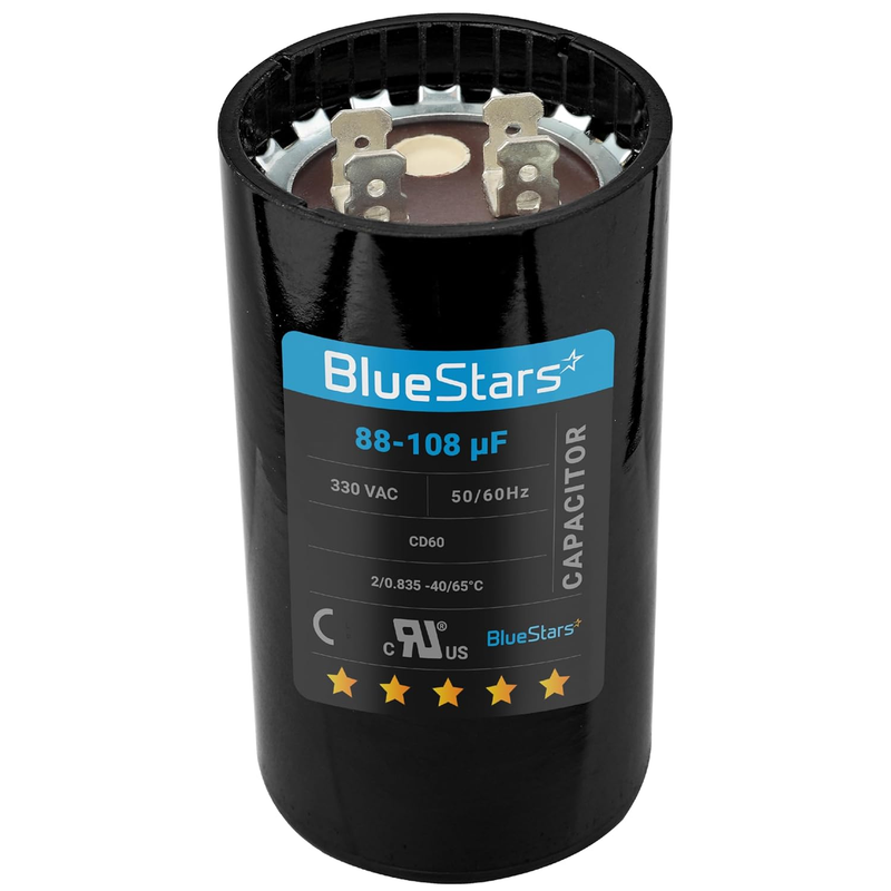 88-108 Uf MFD 330VAC round Motor Start Capacitor for Single Phase AC Pool Pump
