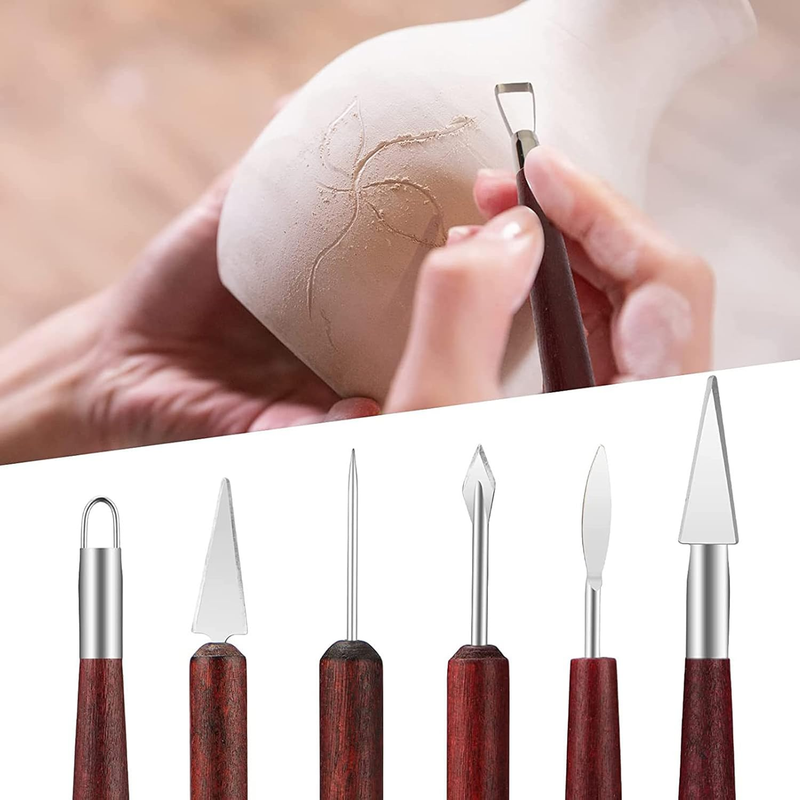 11 PCS Clay Sculpting Tools，Polymer Tools Pottery and Supplies Ceramic Sculpture