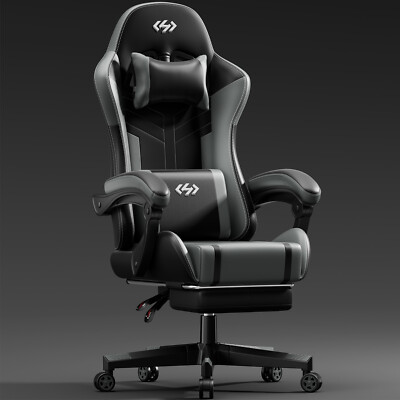 Gaming Chair with Pocket Spring Cushion, Video Game Chair, Gaming Computer Chair