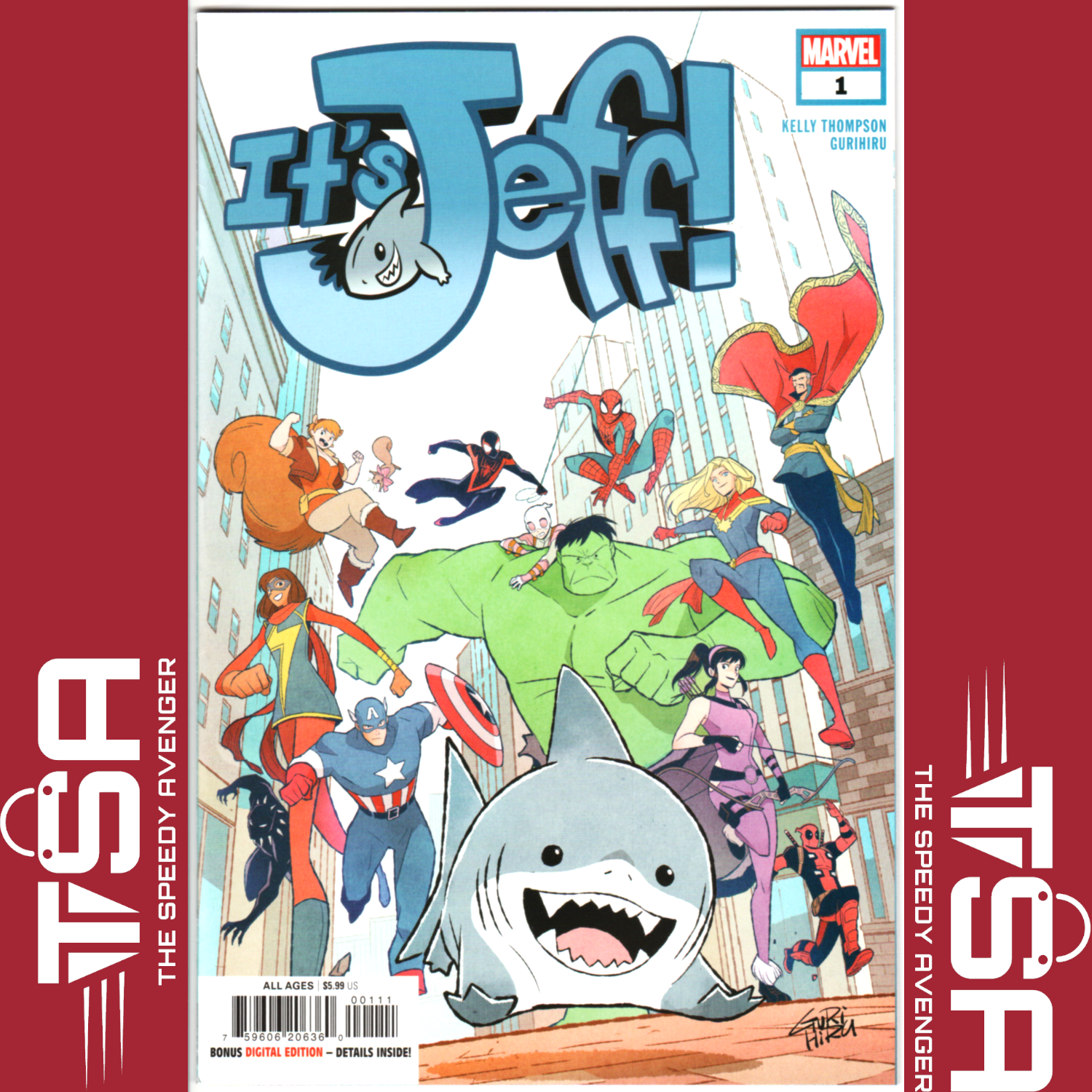 IT'S JEFF #1 Gurihiru Regular Cover A FIRST SERIES MARVEL RIVALS 2023 KEY ISSUE