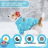 2 Pieces Dog Sweaters for Small Dogs Fall Clothes Male Winter Fleece Puppy Sweater Warm Thick Outfit Pet Small Dog Sweater for Boy Girl Yorkie Chihuahua,XS