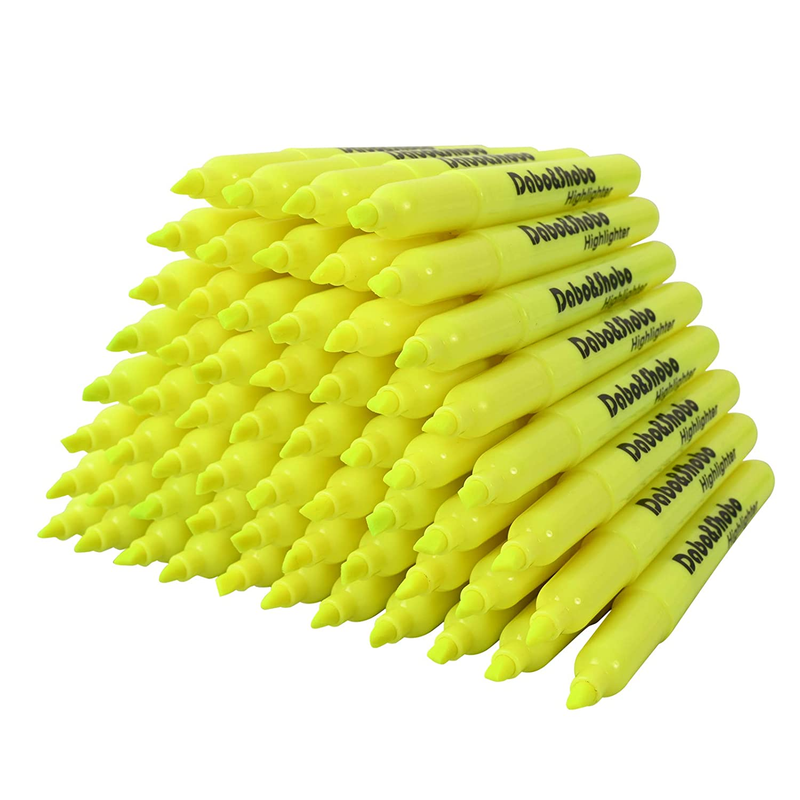 Yellow Highlighter, 60 Pack -Bright Color, Chisel Tip, for A
