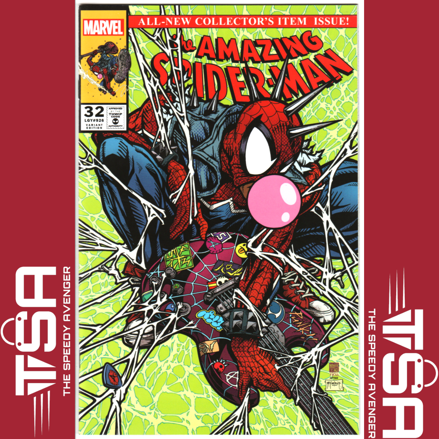 AMAZING SPIDER-MAN #32 (Vol 6) Takashi Okazaki Spider-Punk Variant 2023 Marvel