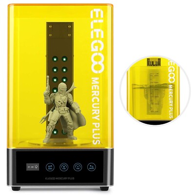 ELEGOO Mercury Plus 2 in 1 Washing and Curing Machine for LCD/DLP/SLA 3D Printed