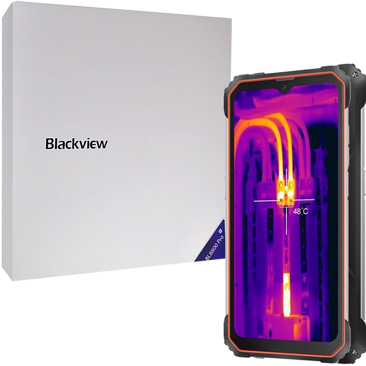 Blackview BL8800 Pro 5G Mecha Orange 128GB + 8GB Dual-Sim