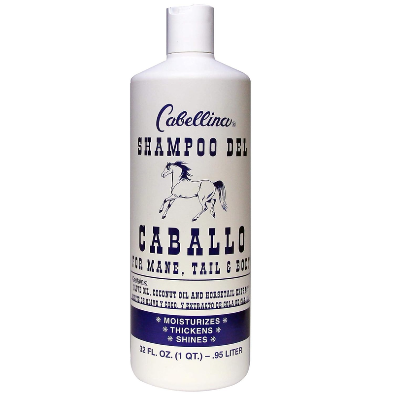 Cabellina Shampoo Del Caballo, with Horsetail Plant Extract, Provides Volume and