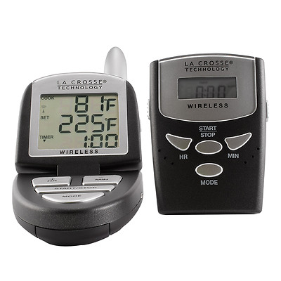 922-818 La Crosse Technology Wireless Digital Kitchen Thermometer & Timer
