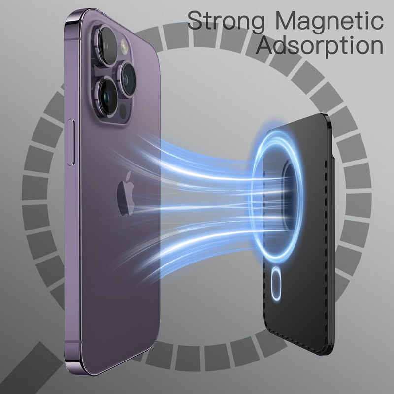 Magnetic Wallet Compatible with MagSafe for iPhone 16/15/14/13/12 Series, Pixel