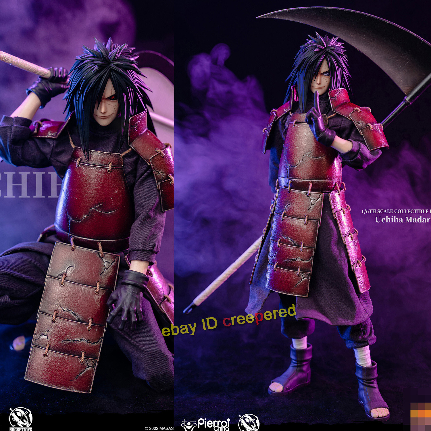 fuku様の専用ページ　rockettoysマダラ1/6 RocketToys Uchiha Madara 1/6 Action Figures LED 12