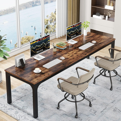 Tribesigns 78.7 Inches Extra Long Computer Desk 2 Person Desk Double Long Desk