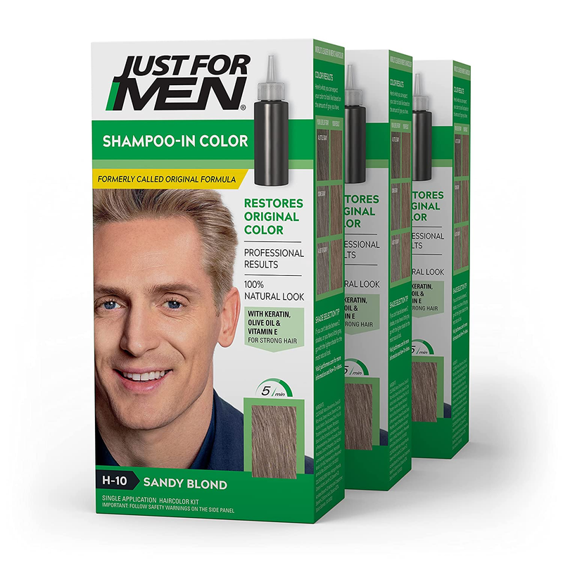 Mens Hair Color Sandy Blond H-10 Pack Of 3
