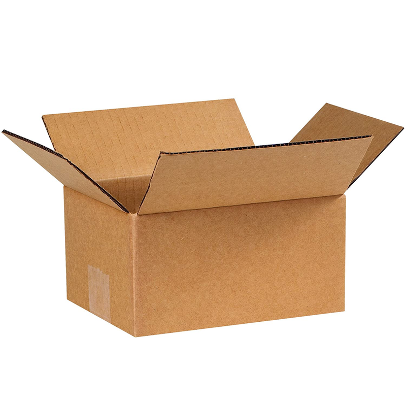 Shipping Boxes Small 8"L X 6"W X 4"H, 100-Pack | Corrugated Cardboard Box for Pa