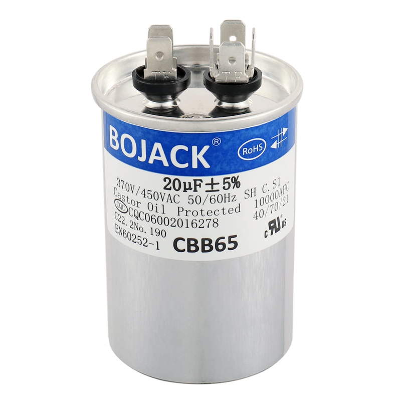 20 Uf 370V 450V AC CBB65 Motor Fan Starting Capacitor for 10000AFC