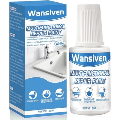 Weißer Badewannenlack 30ml – Effektive Reparatur für Fliesen und Waschbecken