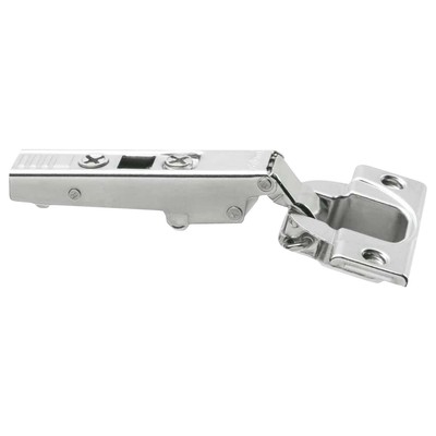 25 Pack Blum 110+ Degree Straight Arm Clip Top Full Overlay Silver Finish