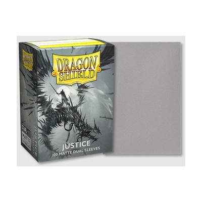 Arcane Tinme Dice & Supplie  Standard Sleeves - Matte Dual Justice (1 SW (New)
