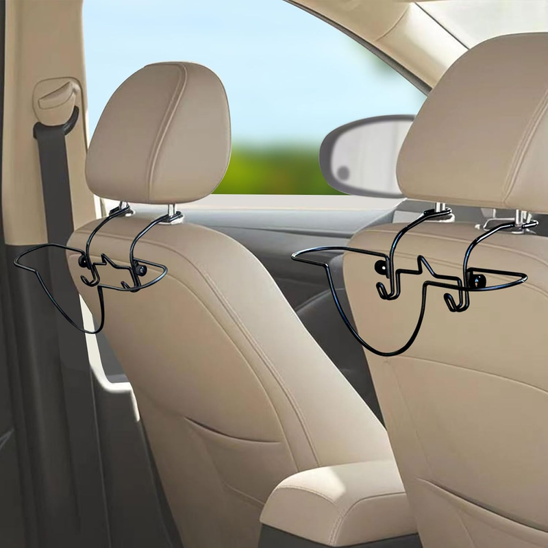 Cowboy Hat Holder Rack for Truck SUV Car 2 Pack Back Seat Cowboy Hat Rack, Remov