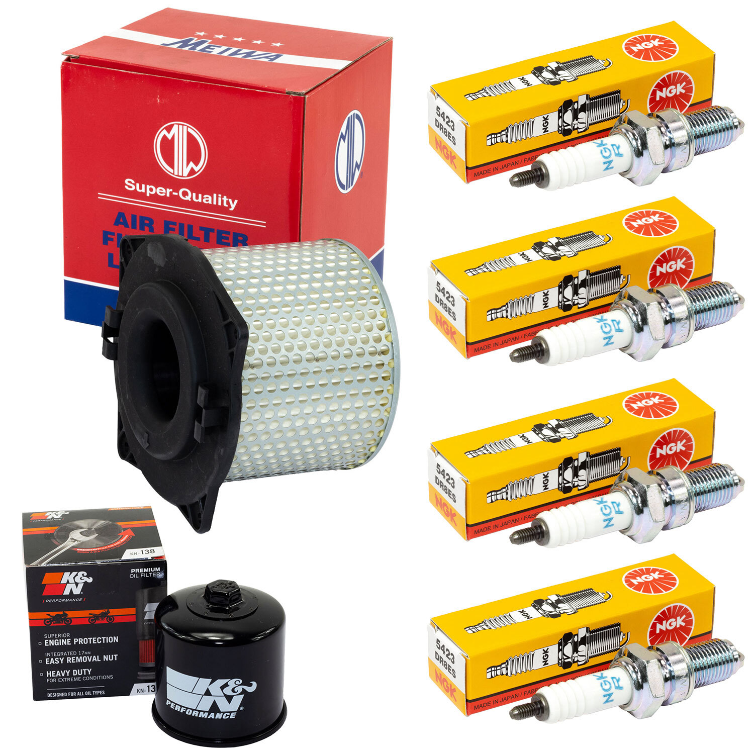 ⭐︎ Set Luftfilter Ölfilter Zündkerze Wartung für Suzuki GSX 750