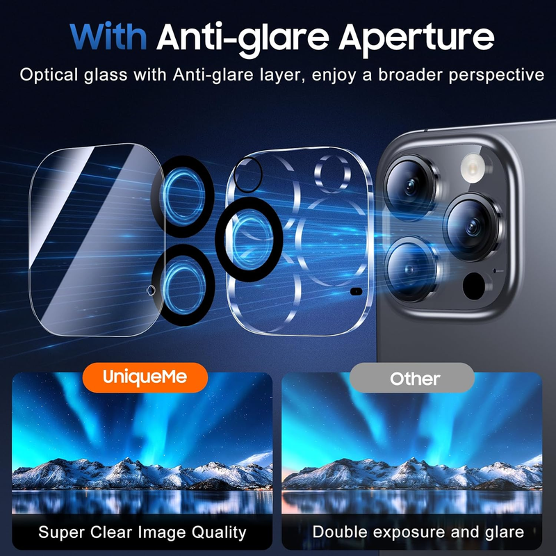 [3 Pack]  Compatible with iPhone 16 Pro Max 6.9 inch/iPhone 16 Pro 6.3 inch Came