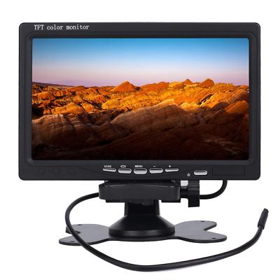 7 inch TFT LCD AV Monitor HD Screen IR Remote Control Car Display Two Way Input