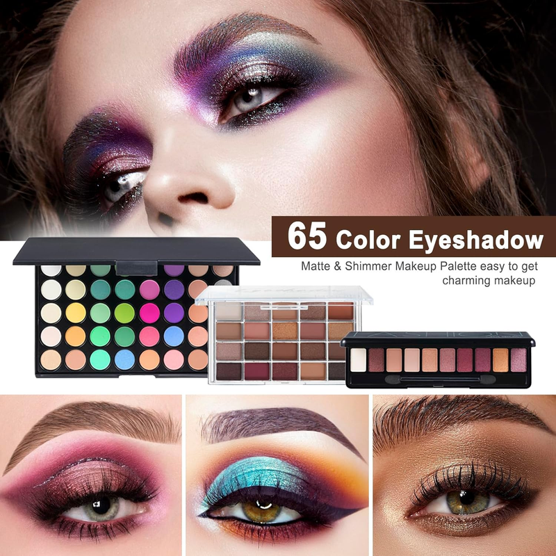 All in One Makeup Kit Makeup Kit for Women Full Kit Multipurpose Makeup ，eyeshad