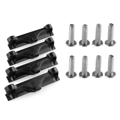 CPU Fan Retainer Bracket 4PCS Black CPU Fan Support Bracket for AM4