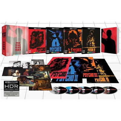 PSYCHO COLLECTION 4K Ultra HD LIMITED EDITION! ARROW VIDEO! BRAND NEW!