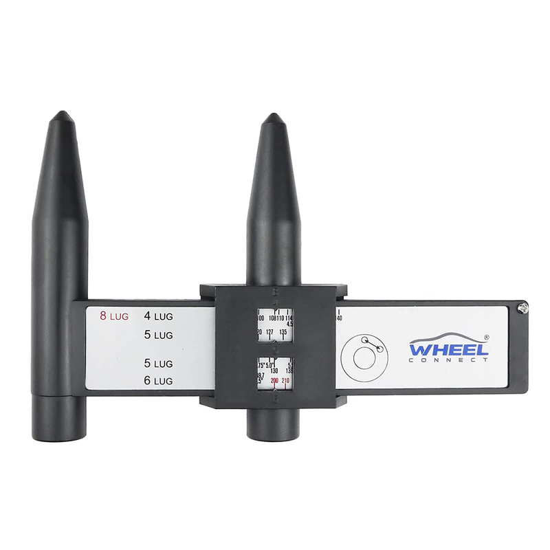 PCD Gauge，Wheel/Rim Bolt Pattern Measuring Tool, PCD Ruler, Sliding Caliper for