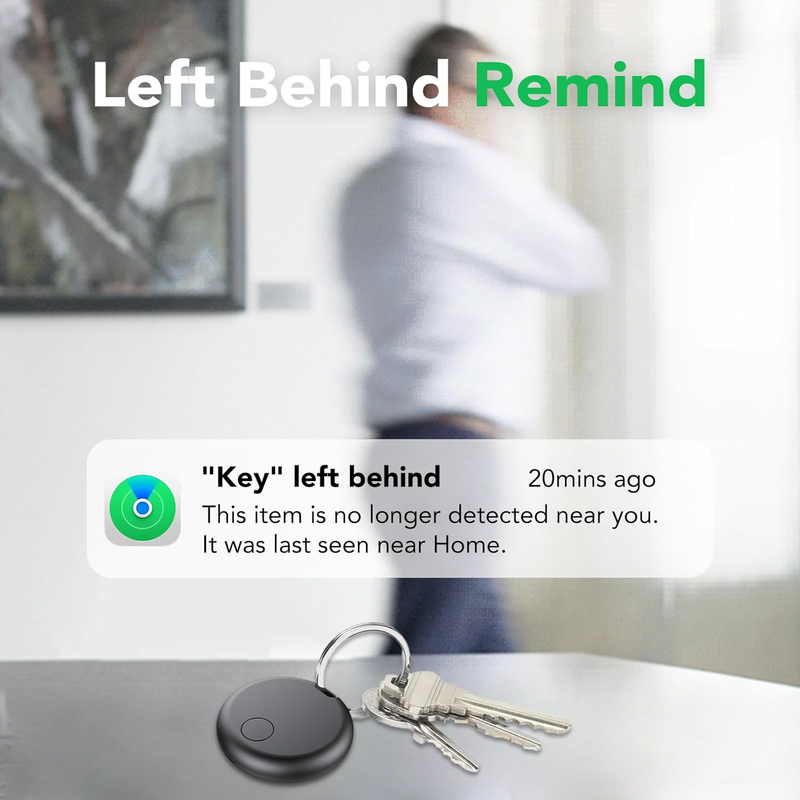 Air Tracker Tags-4 Pack: Smart Bluetooth Tracker, Item Finder Works with Apple F