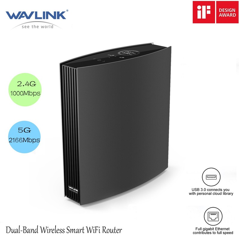Wavlink AC3200 WiFi Router Dual Band Gigabit Wireless Internet Router