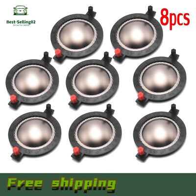 8 Pcs Diaphragm Replacement 8 Ohms For B&C DE75TN DE82TN DE85TN DE700TN Driver