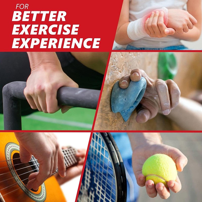 Hand Grip Strengthener Workout Kit 5 Pack Adjustable Resistance Diverse Exercise