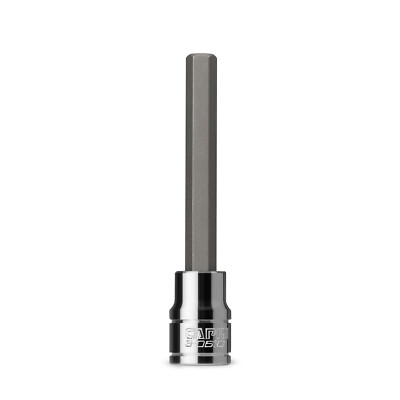 Capri Tools Long Hex Bit Socket, Metric and SAE Sizes