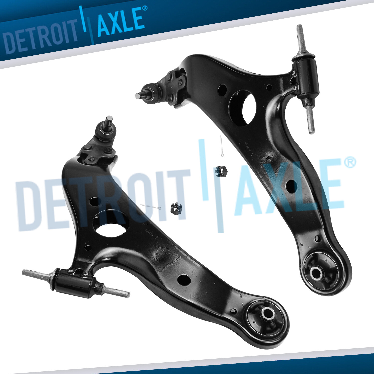 For 2004 - 2010 Toyota Sienna Pair Front Lower Control Arms