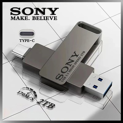 SONY 2TB High Speed PenDrive USB Flash Drive Metal Pendrive Type-C Swapable Port
