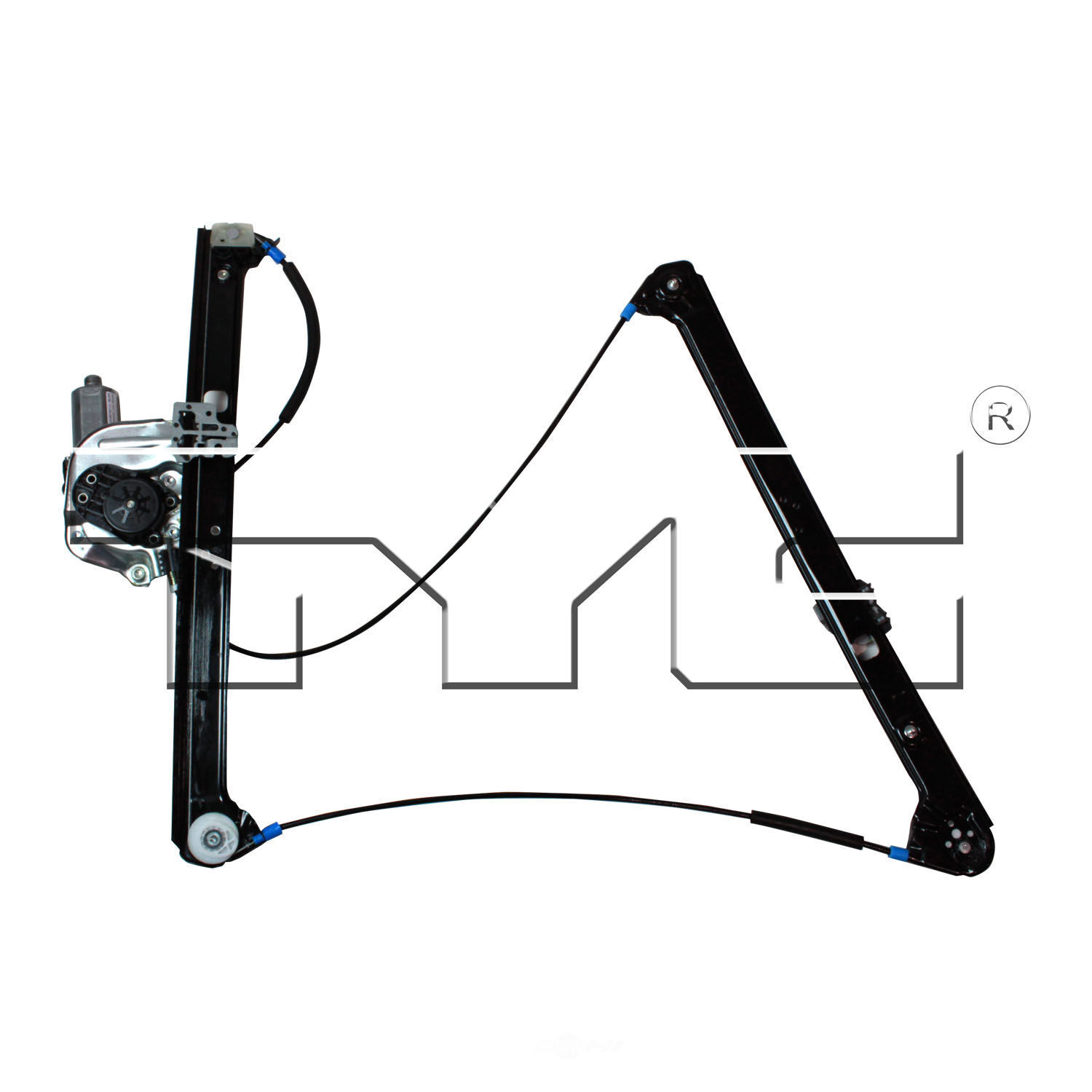 TYC 660195 Front Passenger Side Power Window Regulator With Motor For BMW X5 - Complete Replacement Assembly - View #10