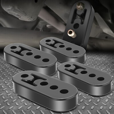 4шт Полиуретановая вешалка для выхлопной трубы из полиуретана с 4 отверстиями, Держатель для крепления изолятора