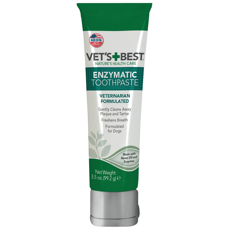 Vet&rsquo;s Best Enzymatic Dog Toothpaste Teeth Cleaning and Fre