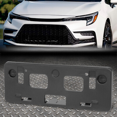 Для 23-24 Toyota Corolla SE XSE Седан Черный кронштейн крепления переднего номерного знака
