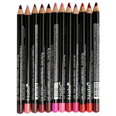 12pc Nabi Lipliner Pencil Set of 12 color