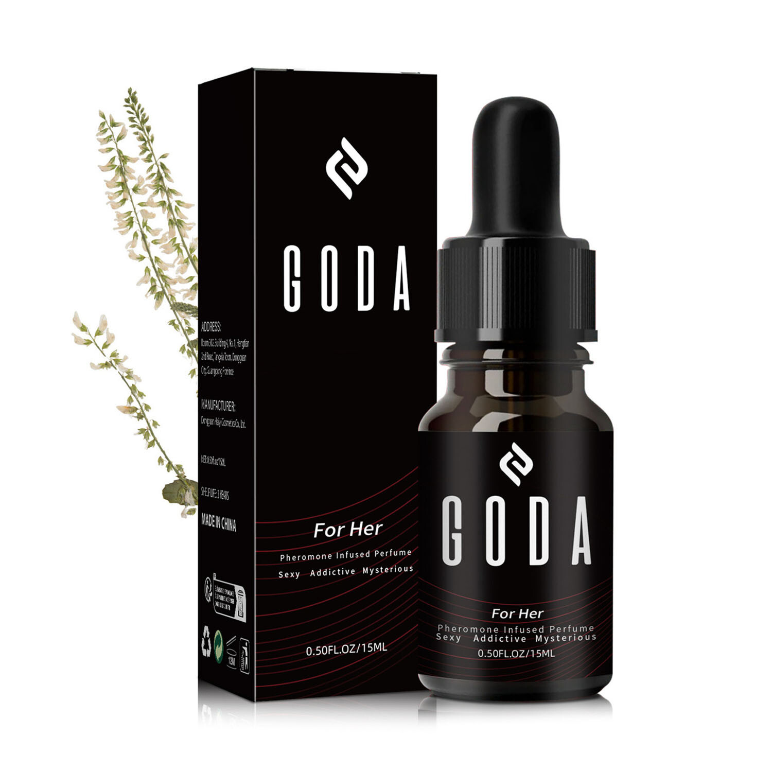 GODA FOR HER フェロモンオイル 15ml最新版 Amazon.com : GODA Pheromones Perfume for Women – The