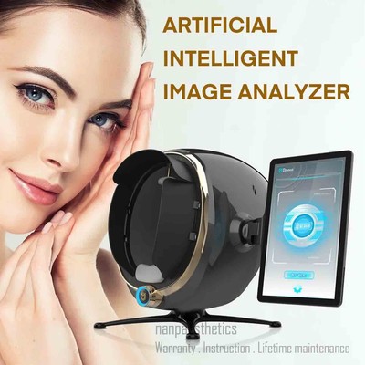 3D Portable Face Scanner Tester Digital Diagnostic Facial Skin Analyzer Machine