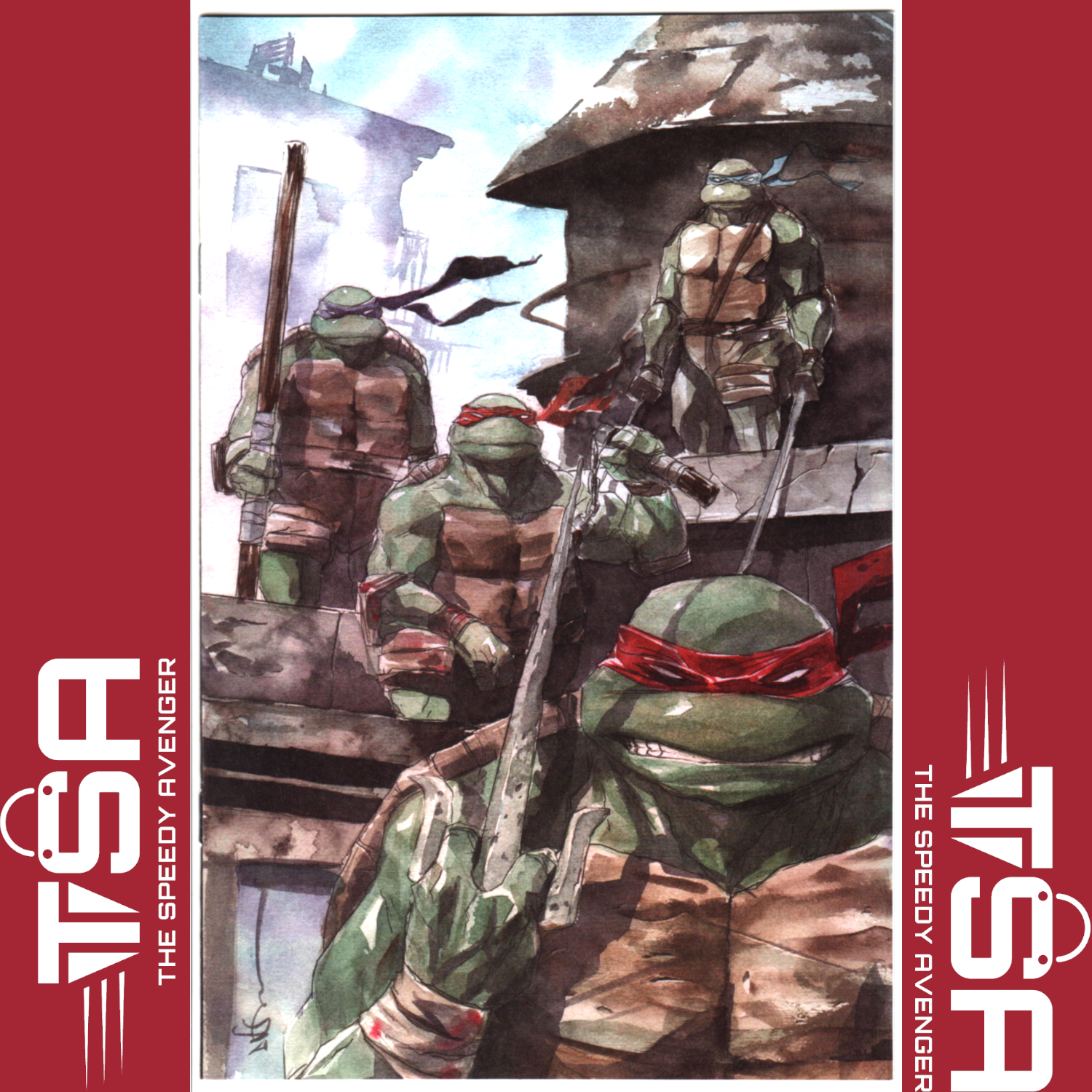 TEENAGE MUTANT NINJA TURTLES #1 (Vol 6) Dustin Nguyen TFAW Virgin Exclusive 2024