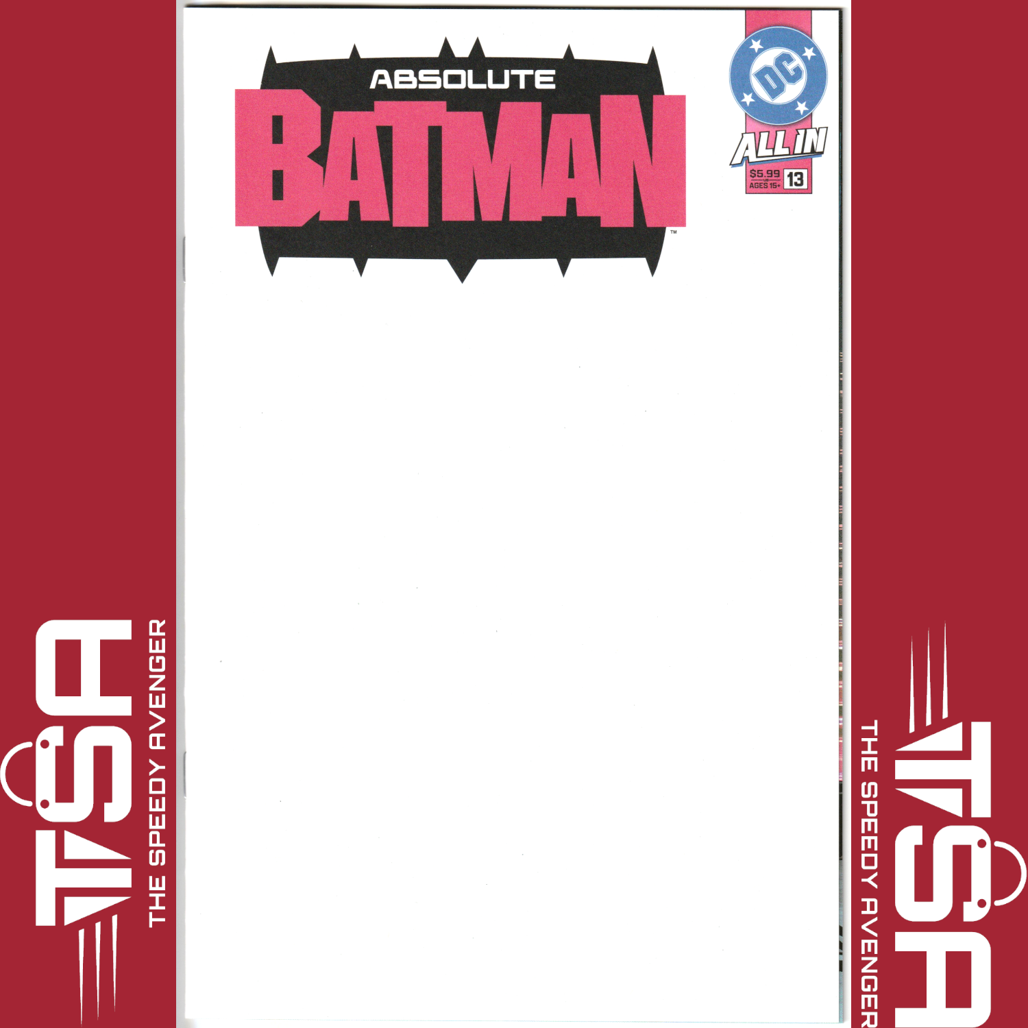 ABSOLUTE BATMAN #13 Blank Sketch Variant DC Comics 2025 Harley Quinn Catwoman