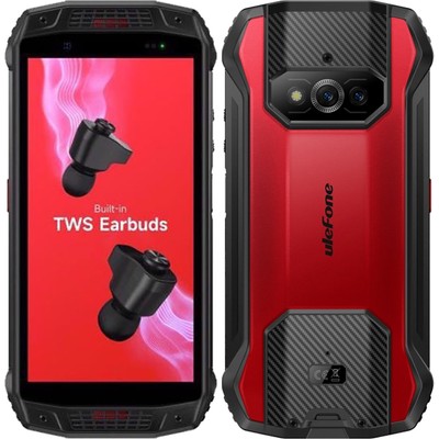 Ulefone Armor 15 4G Sport Red 128GB + 6GB Dual-Sim Unlocked GSM NEW