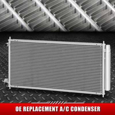 Для 07-08 Honda Fit 1,5-литровый 4-цилиндровый двигатель OE Style Алюминиевый конденсатор кондиционера переменного тока