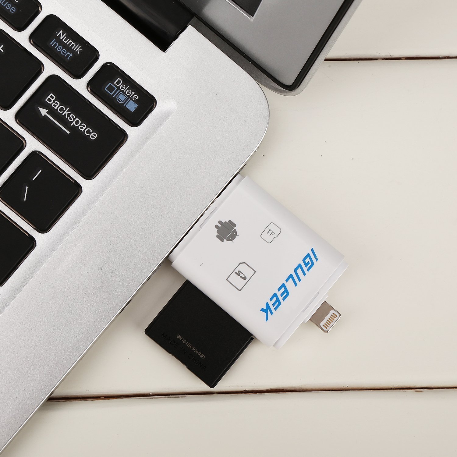 SD TF Card Reader Lightning USB OTG SDHC Micro SD Card Adapter